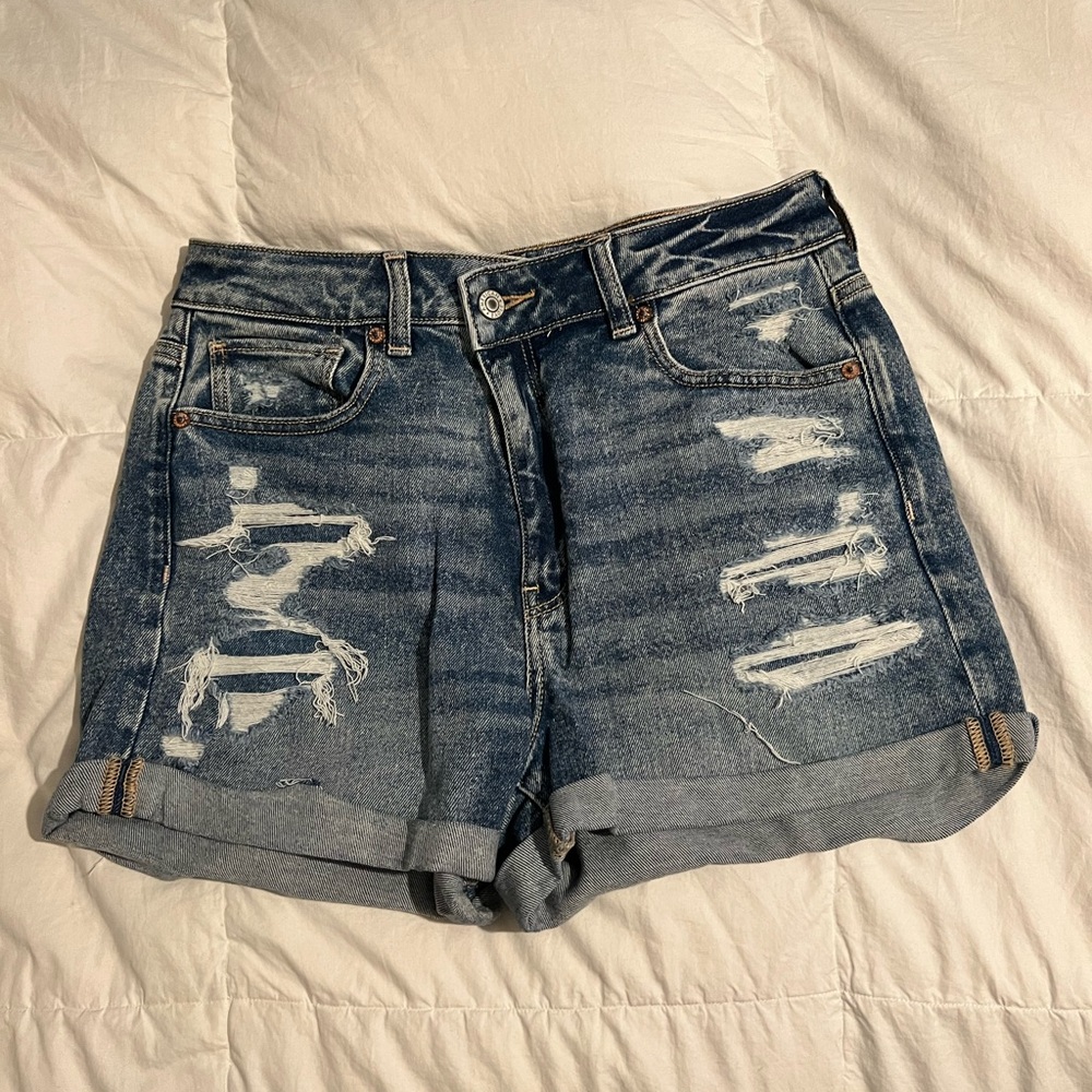 American Eagle Distressed Jean Shorts